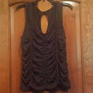 White House Black Market Sleeveless Top Sz L
